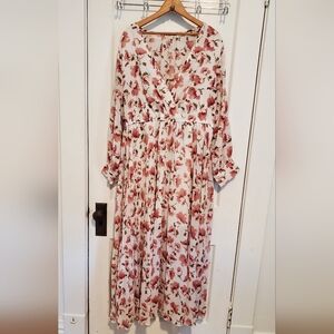 Indigo Rose Floral Dress